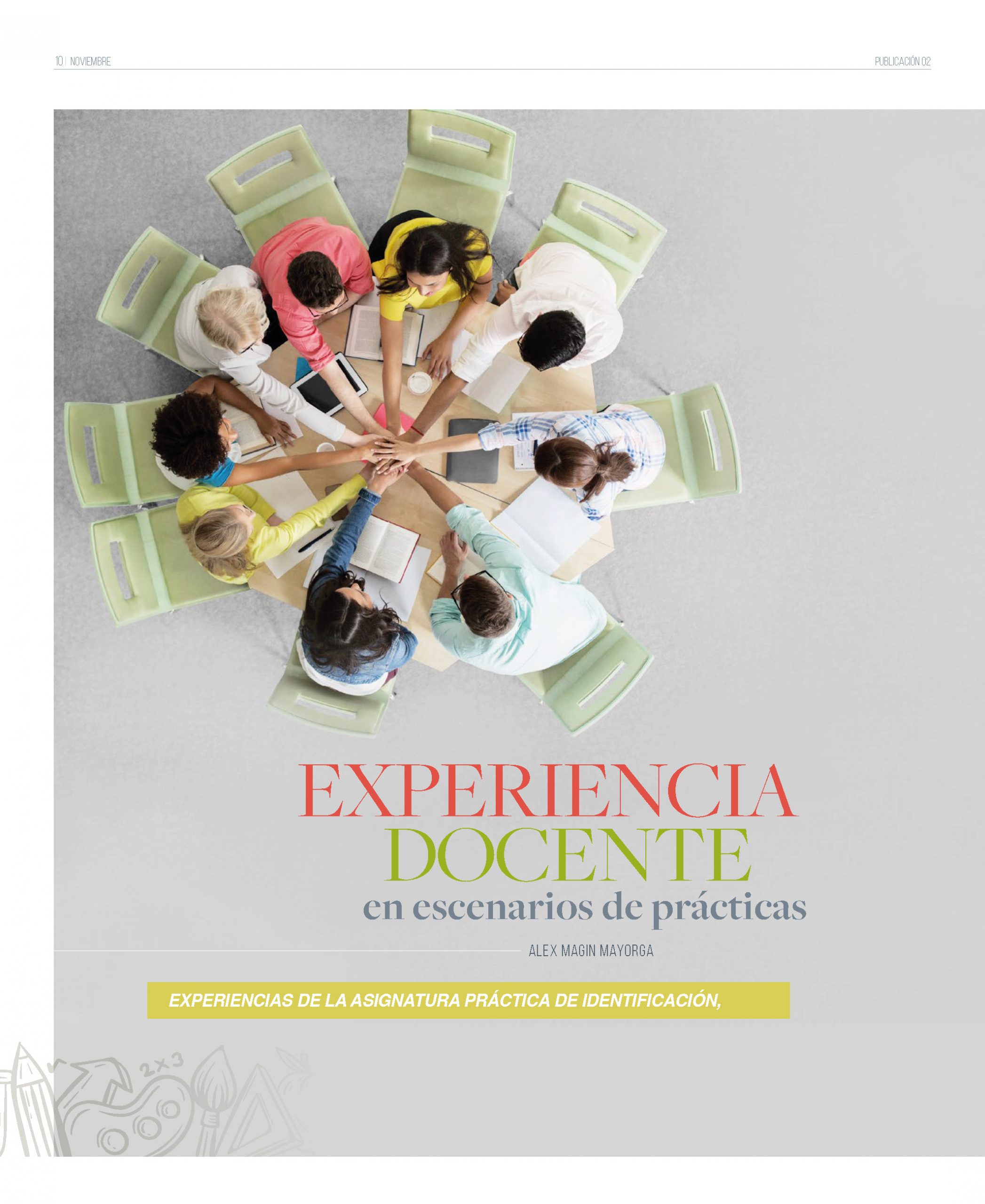 Experiencia docente en escenarios de prácticas