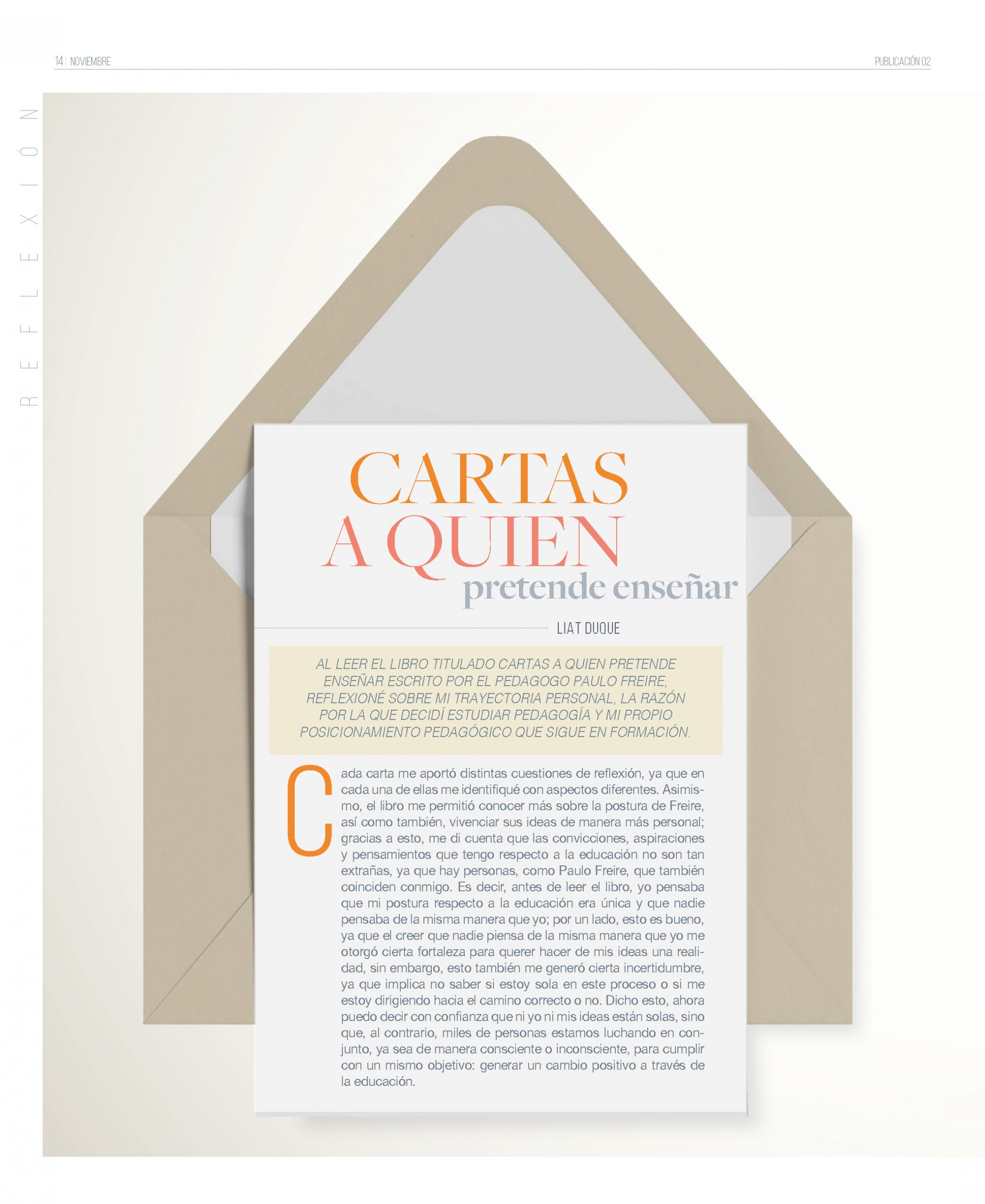 Cartas a quien pretende enseñar