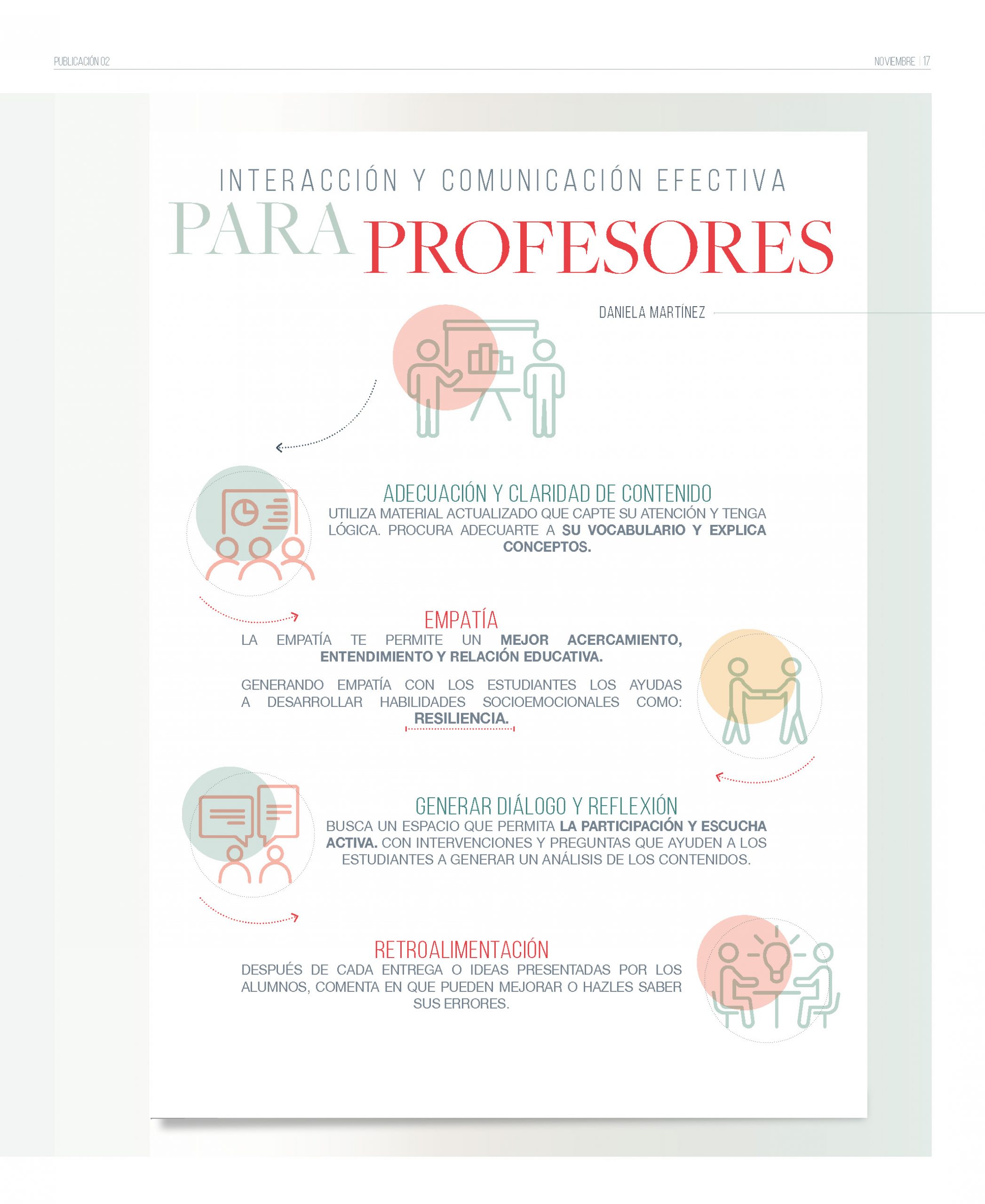 Interacción y Comunicación efectiva para profesores