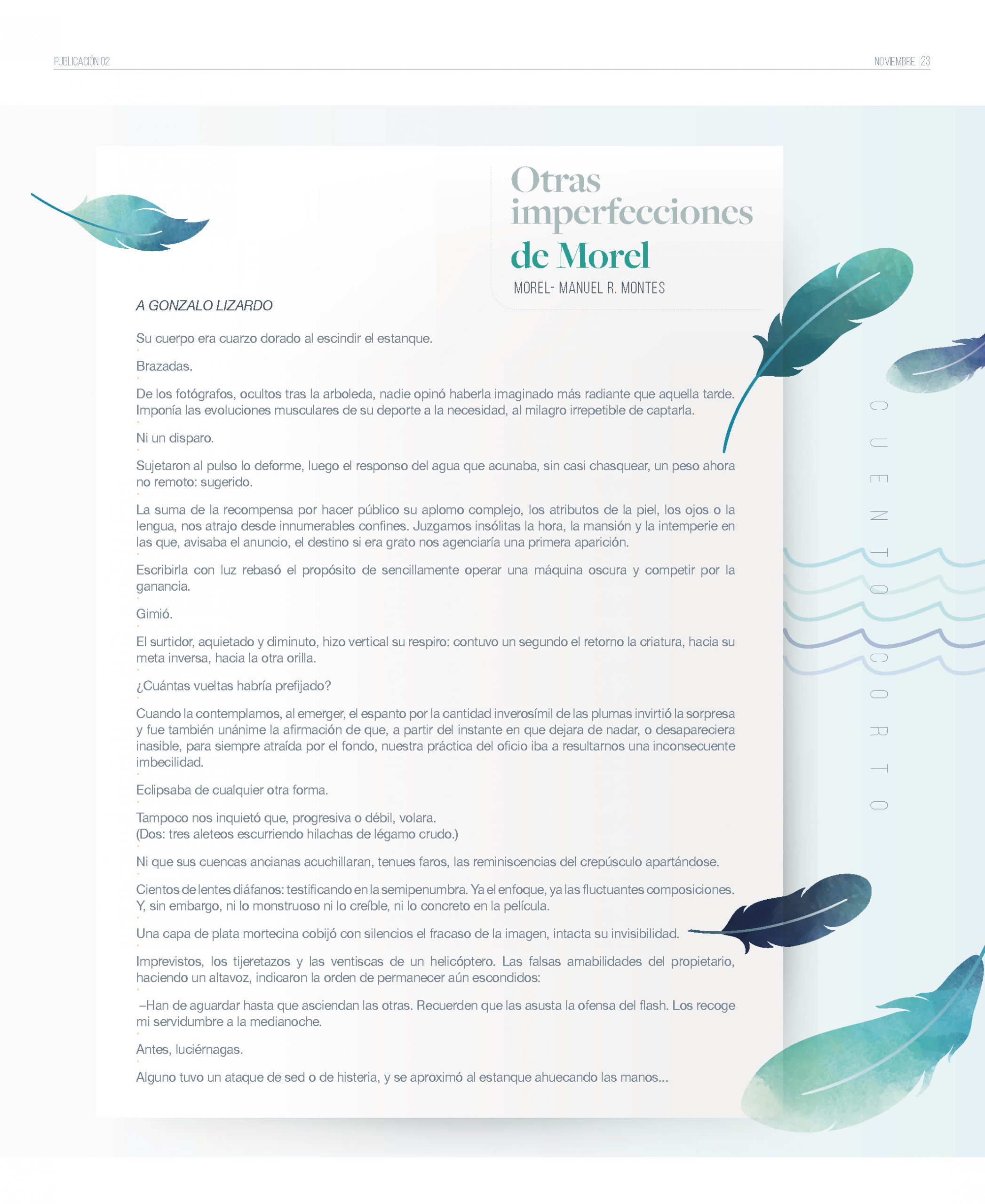 Otras imperfecciones de Morel