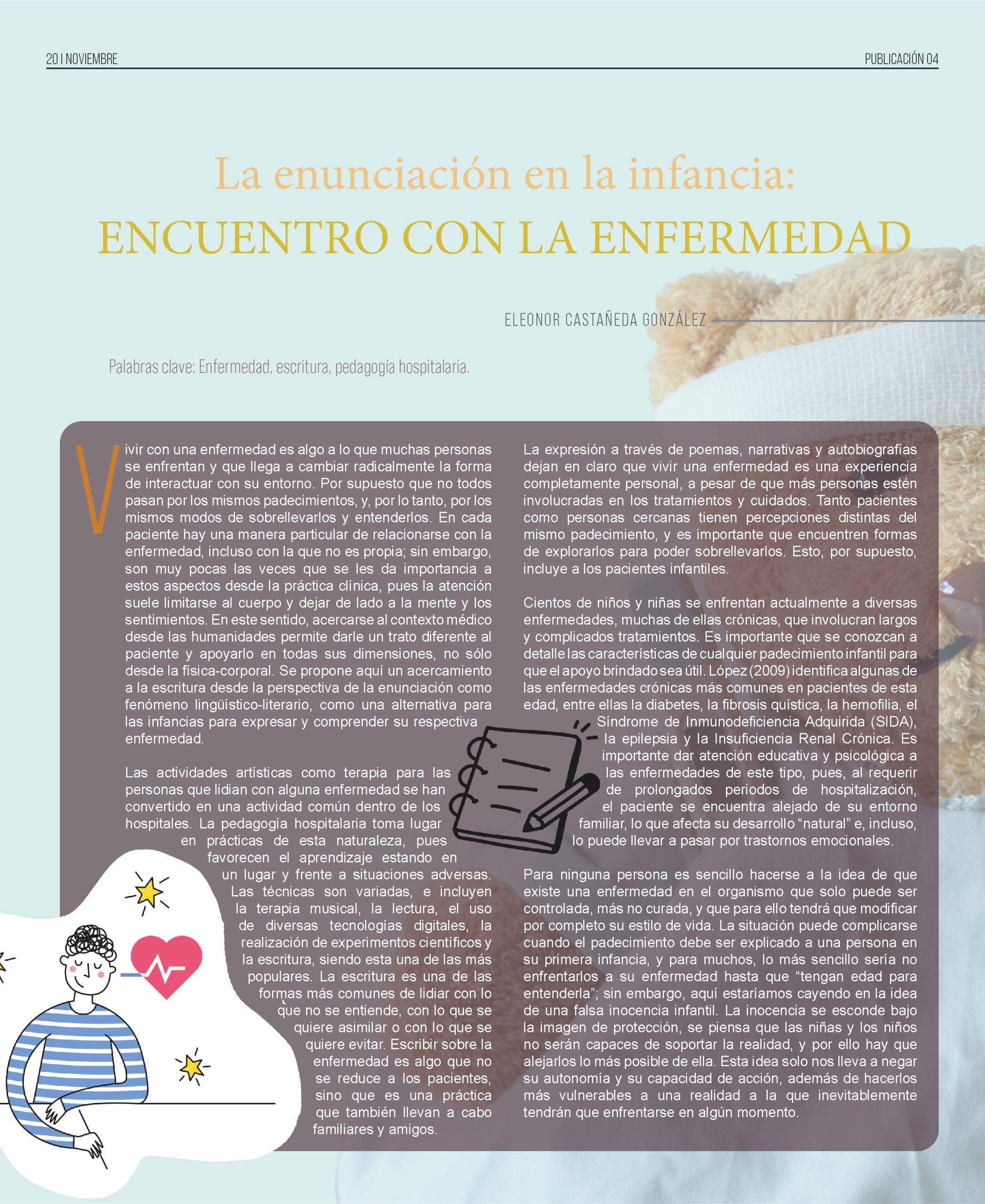 La enunciación en la infancia: Encuentro con la enfermedad